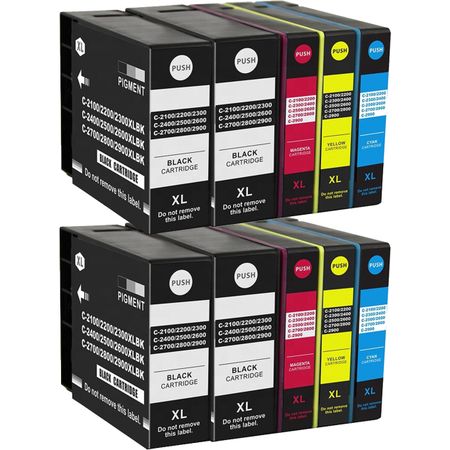 10 Pack Canon PGI-2200XL Compatible High-Yield Ink Cartridges