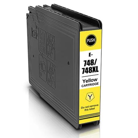 Epson T748XL Yellow High-Yield Remanufactured Ink Cartridge (T748XL420)
