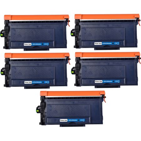 5 Pack Brother TN920UXL Black Compatible Ultra High-Yield Toner Cartridge